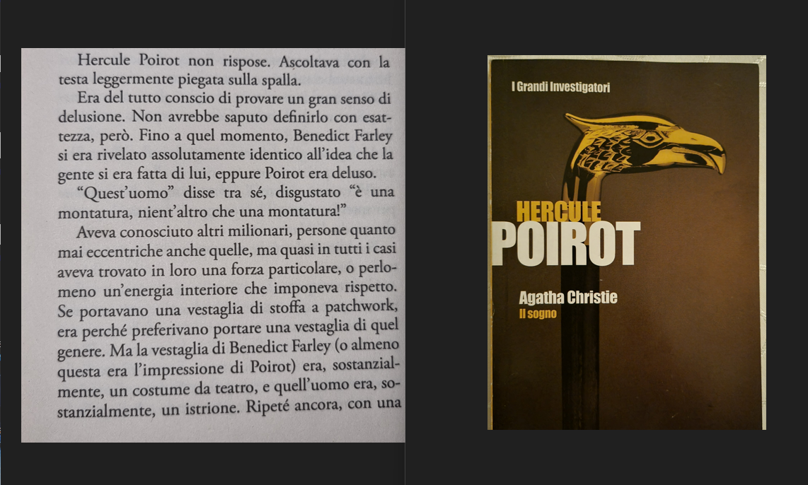 Libri/Nella letteratura classica l’attualita’. Cosi’ lo sguardo di Poirot si poso’ su…Trump